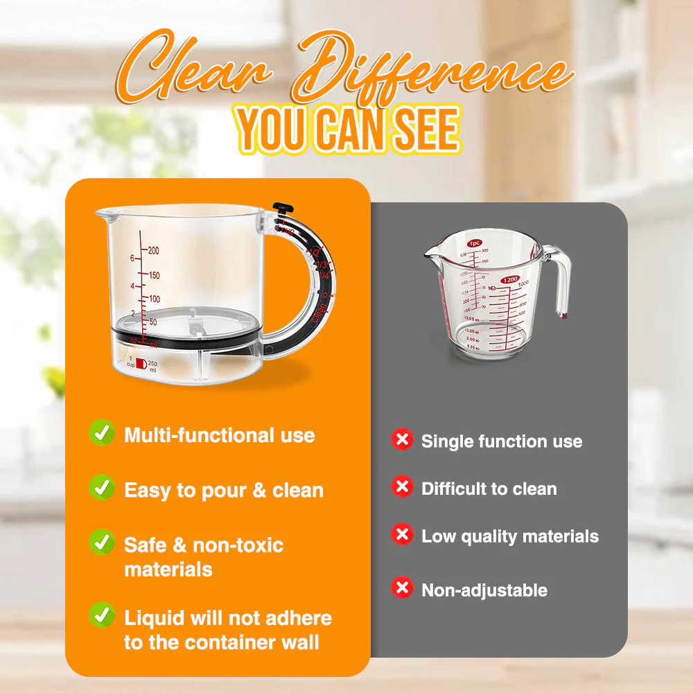 Daphtora® All-in-one Adjustable Measuring Cup - Image 5