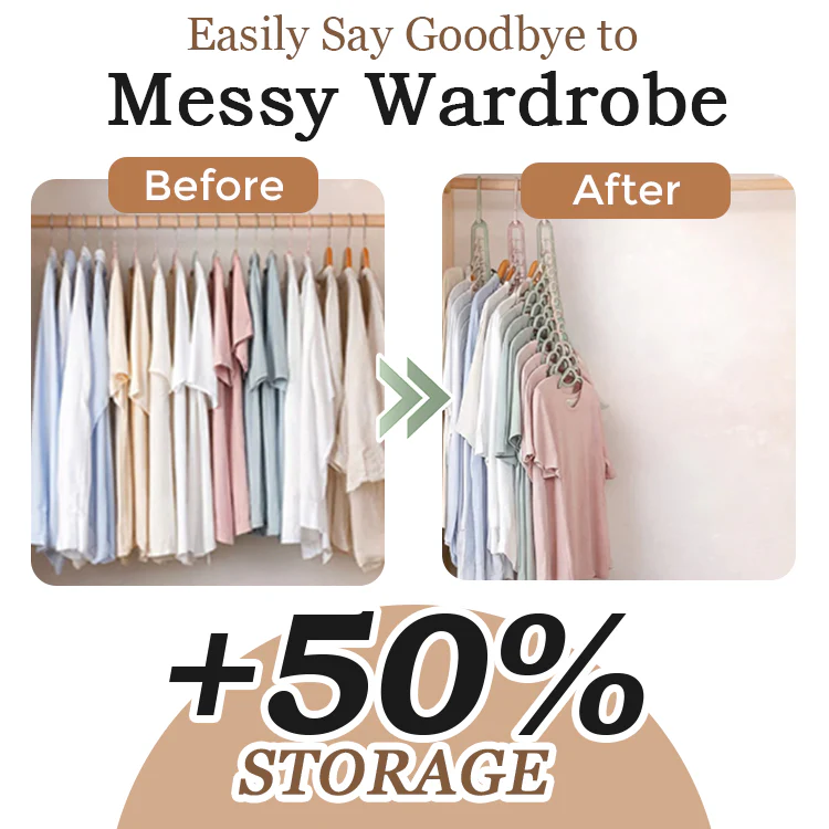 Daphtoraยฎ ๐ฟ-๐๐๐๐ ๐๐๐๐๐ ๐๐๐๐๐๐ Hanger Organizer - Image 2