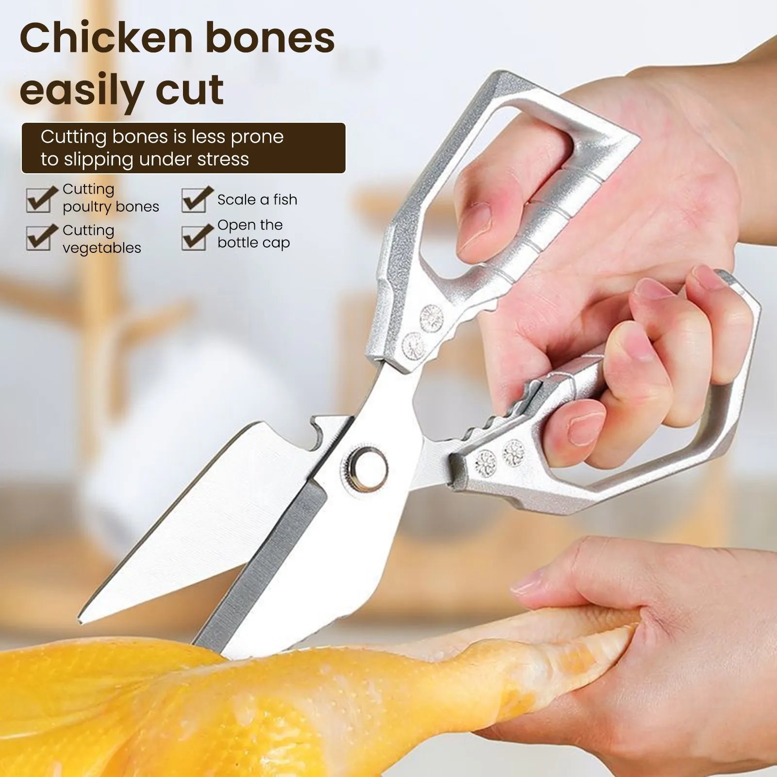 Daphtora® TitanEdge Pro: Multifunction Heavy-Duty Kitchen Scissors✂️🦴 - Image 3
